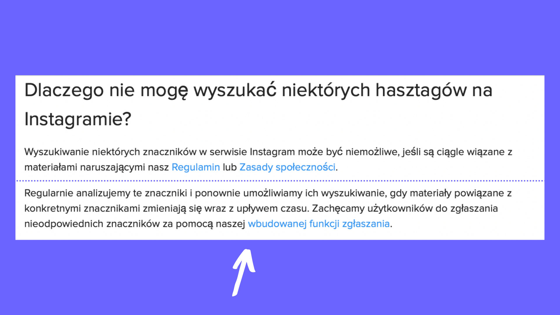 zbanowane hashtagi ukryte hashtagi na instagramie